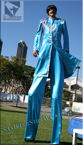 stilt walker sgt peppers beatles